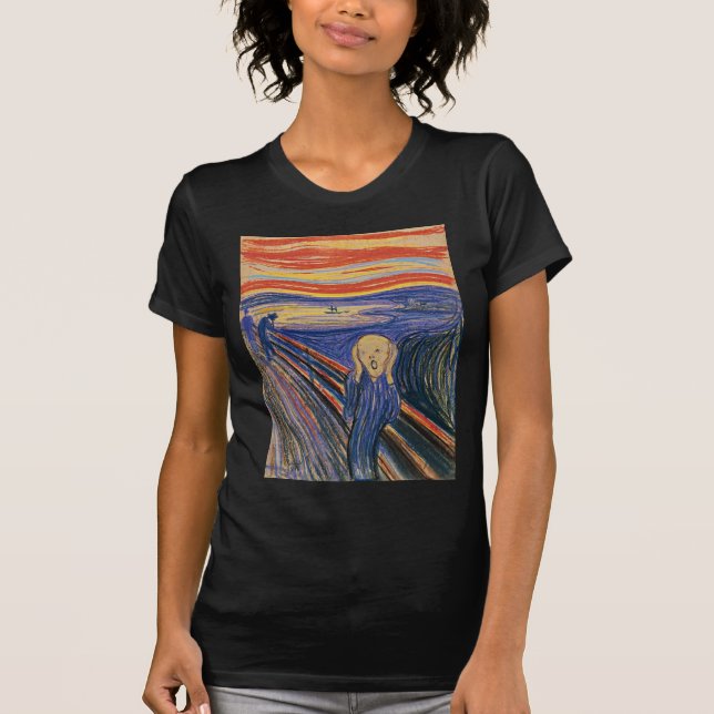 The Scream (pastel 1895) High Quality T-Shirt (Front)