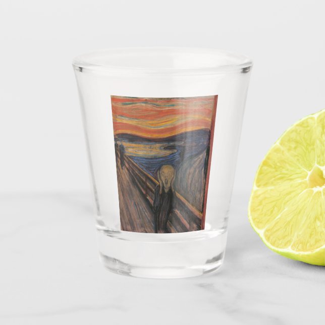 The Scream Shot Glass (Front)