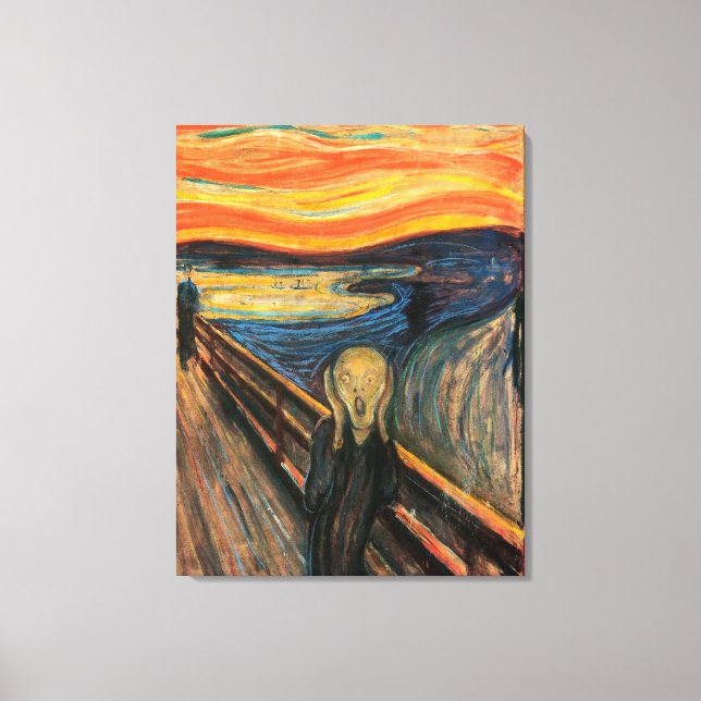 The Scream -  Stretched Canvas Reproduction (Front)