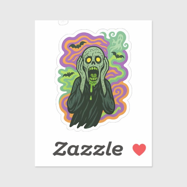 The Scream – Zombie Cartoon (Sheet)