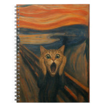 The Screaming Cat Parody Classic Art Funny