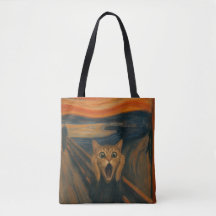 The Screaming Cat Parody Classic Art Funny
