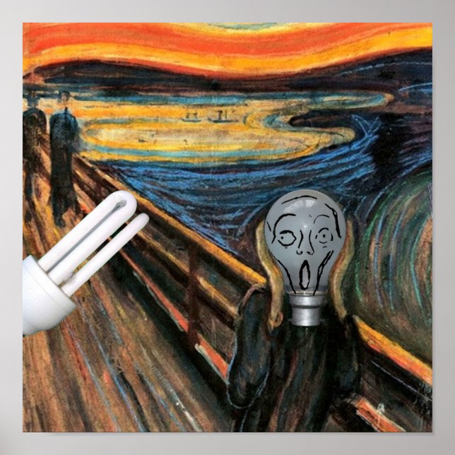 The Screaming Lightbulb Poster (Front)