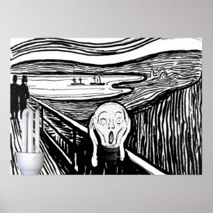 The Screaming Lightbulb Poster