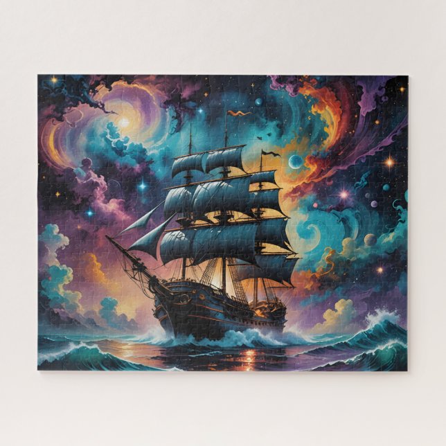 The Sea and The Cosmos Jigsaw Puzzle (Horizontal)