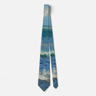The Sea at Les Saintes Maries de la Mer   Van Gogh Tie