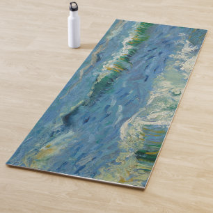 The Sea at Les Saintes Maries de la Mer Van Gogh Yoga Mat