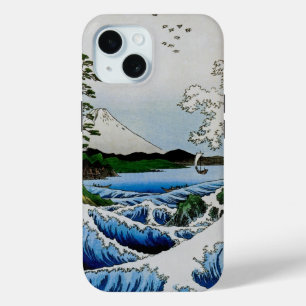 The Sea at Suruga Province, 1858 iPhone 15 Case