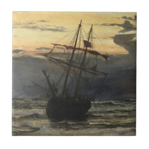 The Sea-Beach after a Storm Time, Dawn Tile