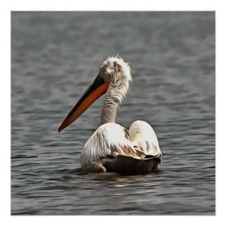 The Sea Breeze Blows The Pelican Where He Wants Poster