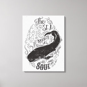 The Sea Breeze Is Perfume Canvas Print