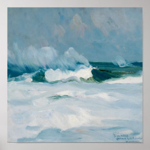 The Sea Charles Herbert Woodbury - Impressionism Poster