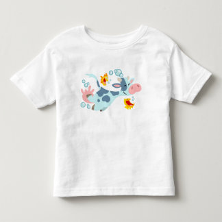 The Sea Cow and Fish Friends children T-shirt