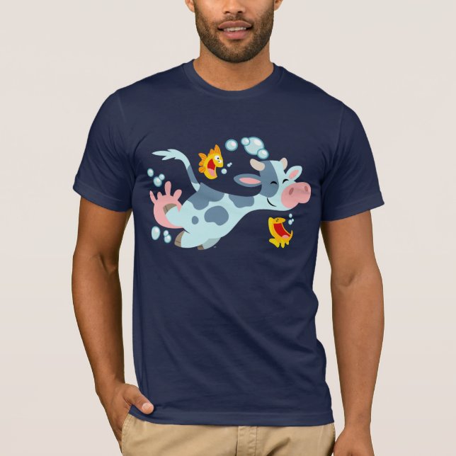 The Sea Cow and Fish Friends T-shirt (Front)