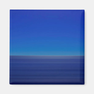 "The sea meets the sky just before sunrise" Magnet