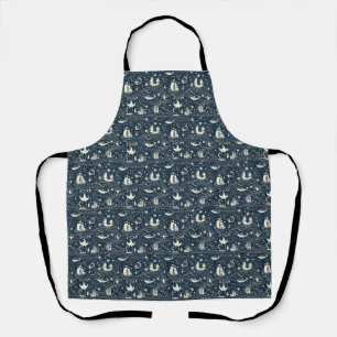 The Sea Never Fights Against The Storm Apron