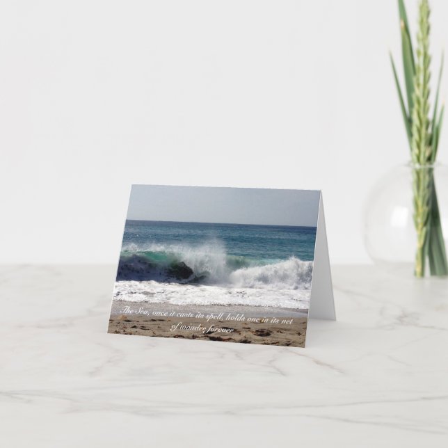 The Sea of Wonder Notecard (Front)