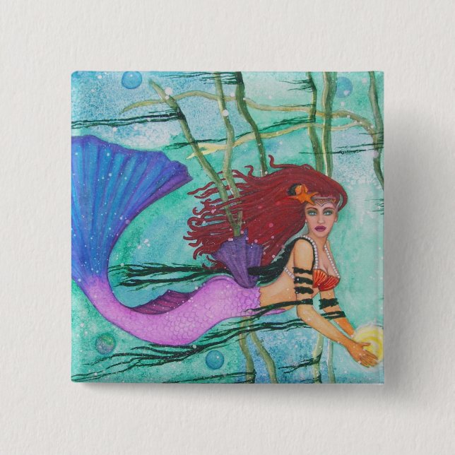 The Sea Sphere 15 Cm Square Badge (Front)