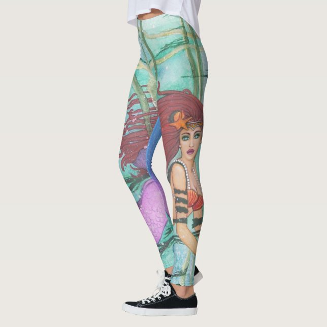 The Sea Sphere Mermaid Leggings (Left)