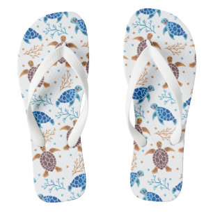 The Sea Turtle Pattern Jandals