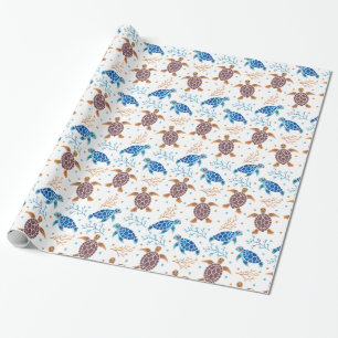 The Sea Turtle Pattern Wrapping Paper