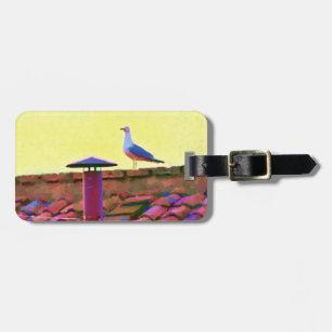 The seagull on an Afternoon of Conclave Luggage Tag