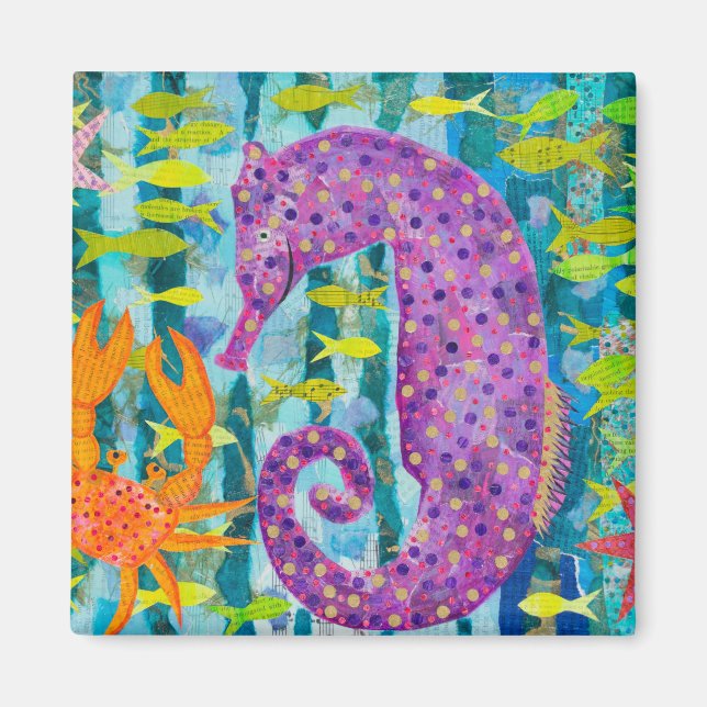 The Seahorse and Crab Magnet (Front)