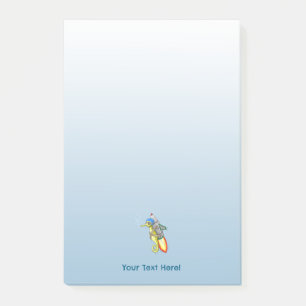 The seahorse jetpack ride post-it notes