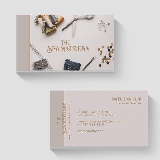The Seamstress Business Card (Creator Uploaded)