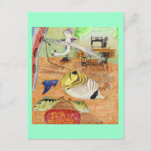 The Seamstress Shop Postcard