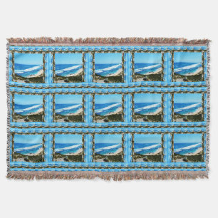 The Seaside Is My Happy Place, Throw Blanket