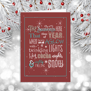 The Season Christmas Poem ID593 Card