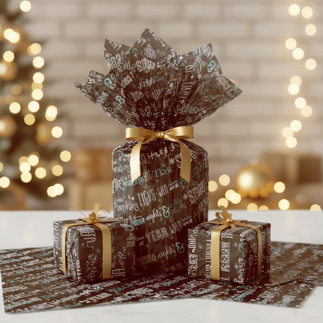 The Season Christmas Poem Pattern ID593 Tissue Paper (Creator Uploaded)