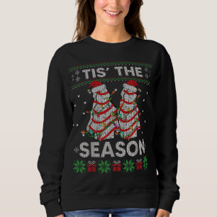 The Season Christmas Tree Cakes Debbie Becky Xmas  Sweatshirt