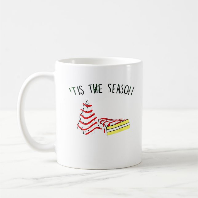 The Season Christmas Tree  Coffee Mug (Left)