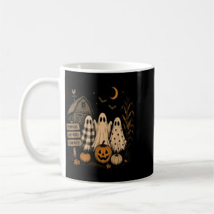 The Season Ghost Trio Pumpkin Patch Farmhouse Coffee Mug