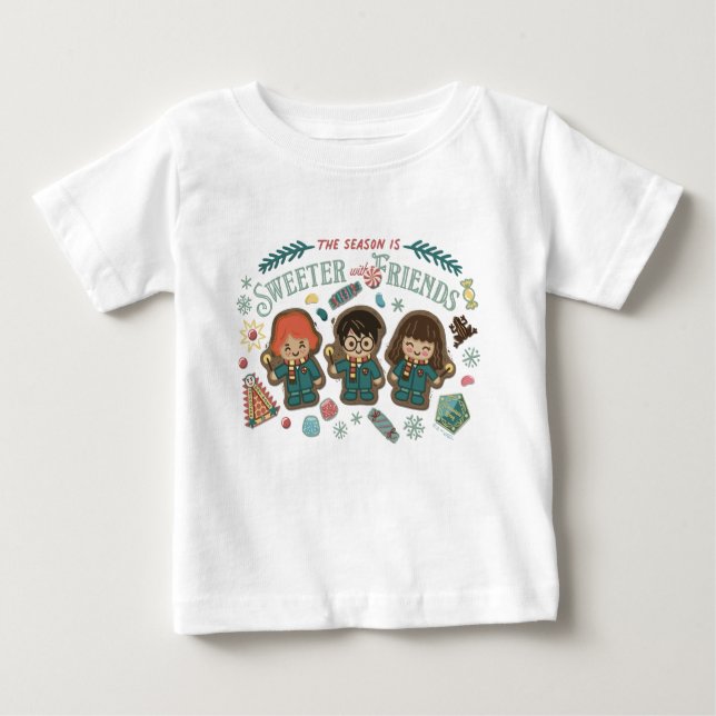 The Season is Sweeter with Friends Baby T-Shirt (Front)