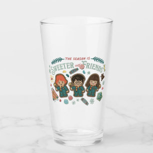 The Season is Sweeter with Friends Glass