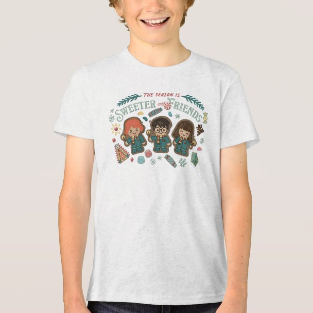 The Season is Sweeter with Friends Tri-Blend Shirt (Front)