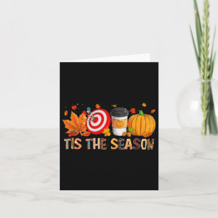 The Season Leopard Pumpkin Darts Halloween Fall Le Card
