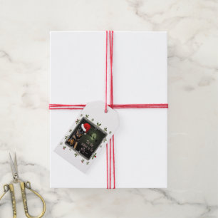 The Season To Be Jolly Cute Pup Holiday Greetings Gift Tags