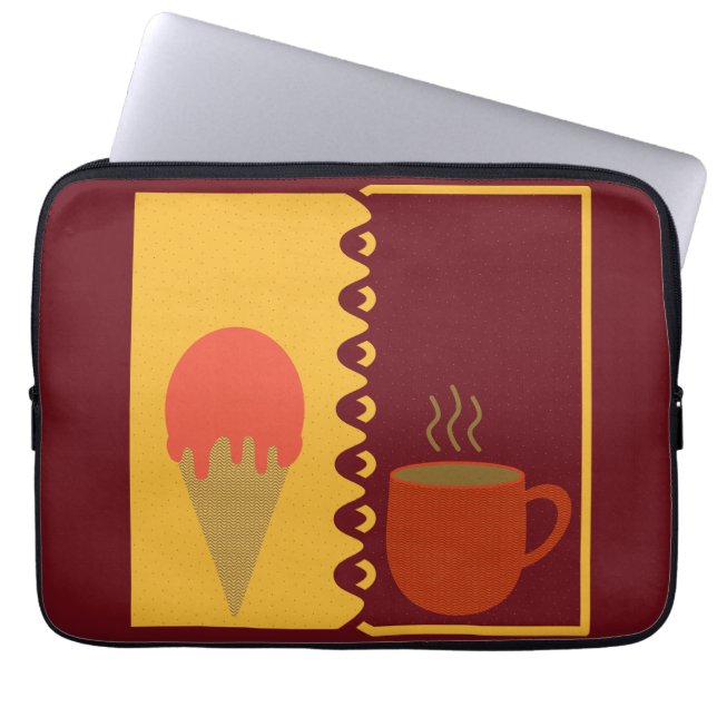 The Seasonal Shift Laptop Sleeve 13-Inch (Front)
