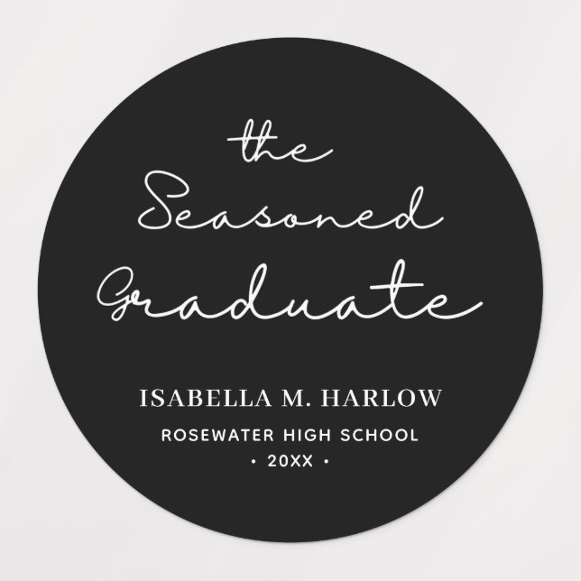 The Seasoned Graduate Personalised (Design 1)