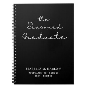 The Seasoned Graduate Personalised Recipe Notebook