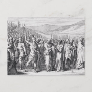 The Secession of the People to the Mons Sacer Postcard