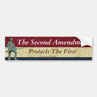 The Second Amendment Protects The First Bumper Sticker