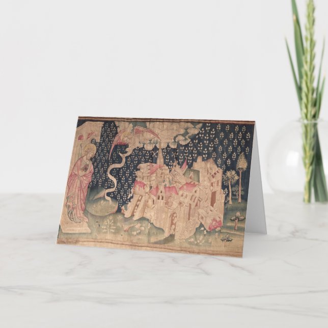 The second angel announces the fall of Babylon Announcement (Front)