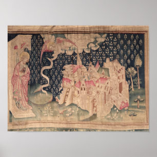 The second angel announces the fall of Babylon Poster