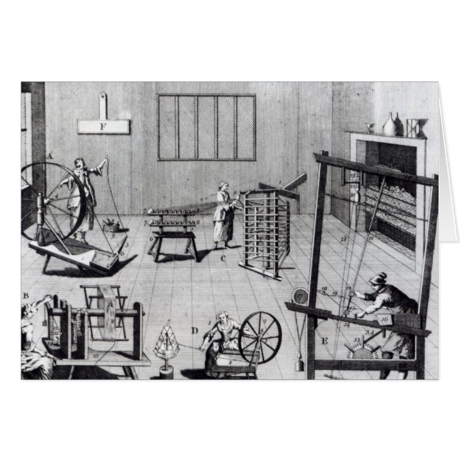The Second Plate of the Woollen Manufacture (Front Horizontal)