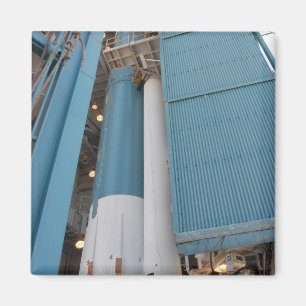The second solid rocket motor is moved into pla magnet